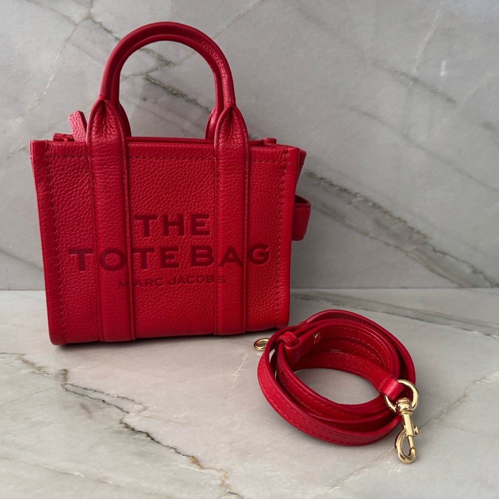 Marc Jacobs Red Mini Tote Bag
